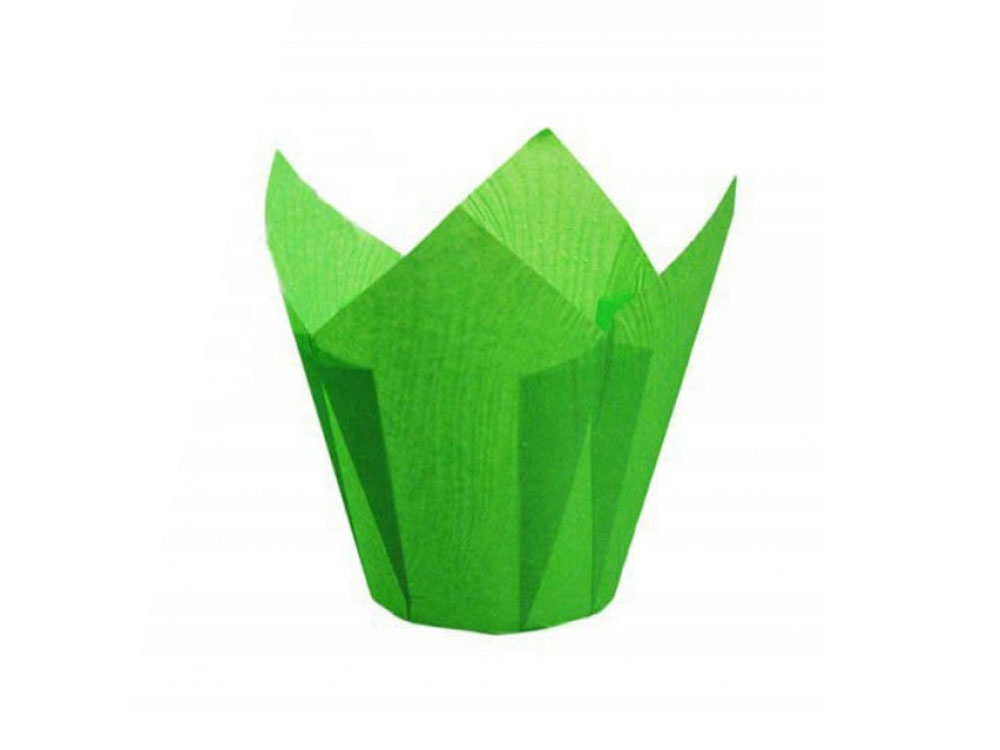 Форма для выпечки тюльпан 150x150 зеленый