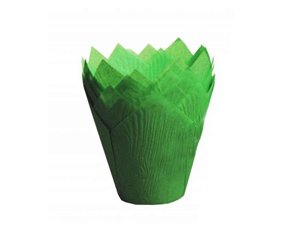 Формы для выпечки тюльпан 150x150 зеленый