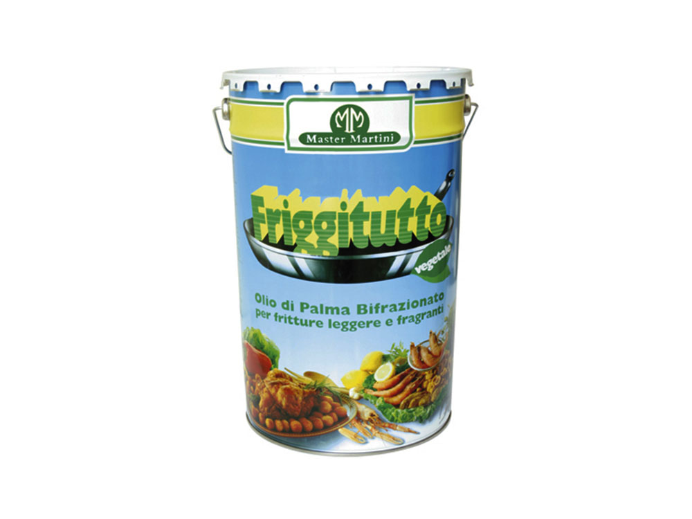 Рафинированное пальмовое масло для фритюра Friggitutto Фриджитуто_ведро 25 кг