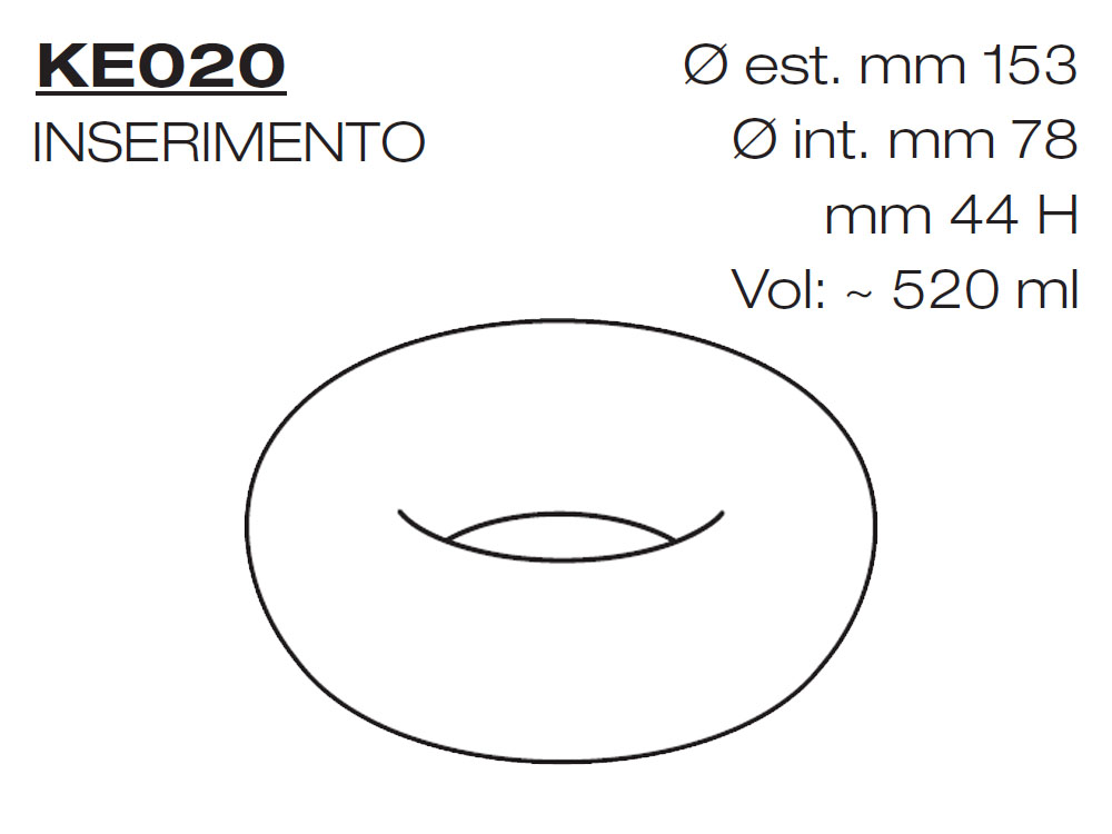Форма силиконовая для начинки муссовых тортов KE020 вариант начинки_2