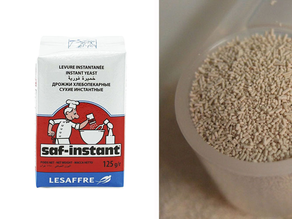 Дрожжи сухие хлебопекарные LESAFFRE инстантные SAF-instant Красная этикетка 10 пакетиков по 125 г_1