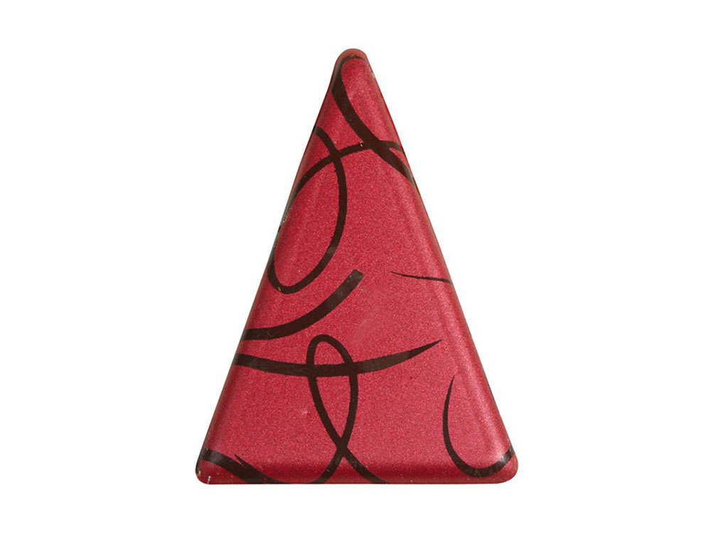Декоративное украшение для торта из шоколада 55x36 32365 треугольник