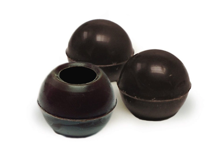 Декоративное украшение из натурального шоколада 77013 Трюфельные капсулы dark