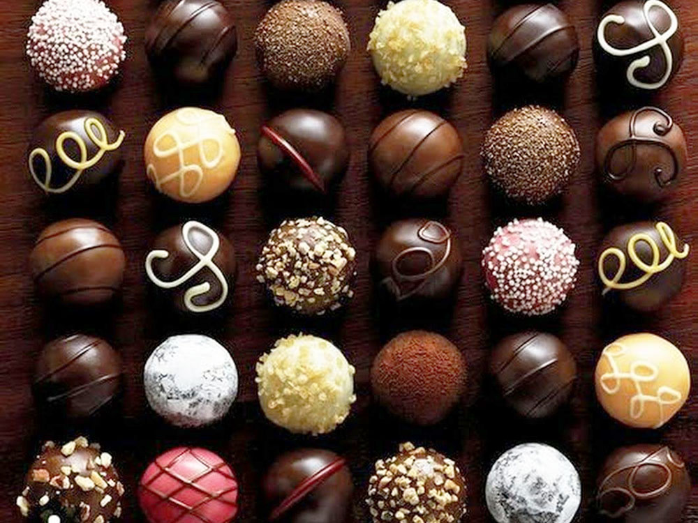 Шоколадные конфеты шар_1